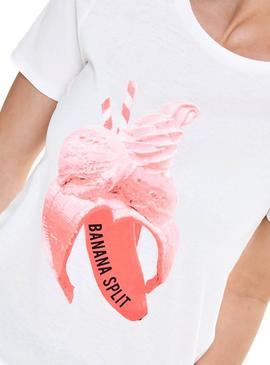 Camiseta Only Banja Blanca Mujer