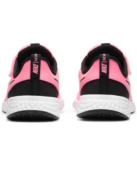 Zapatilla Nike Revolution Fusia Negro Niña