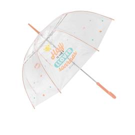 Paraguas MR WONDERFUL Transparente frases
