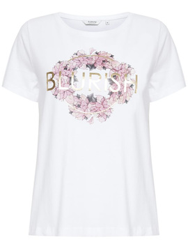 Thumb camiseta blanco estampado frontal corona floral byoung sanla para mujer  3 