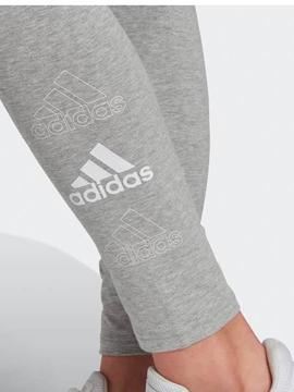 Legging Adidas Algodon Gris Mujer