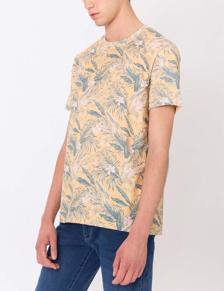 Gallery camiseta estampado floral  manga corta tiffosi mongolia para hombre  4 