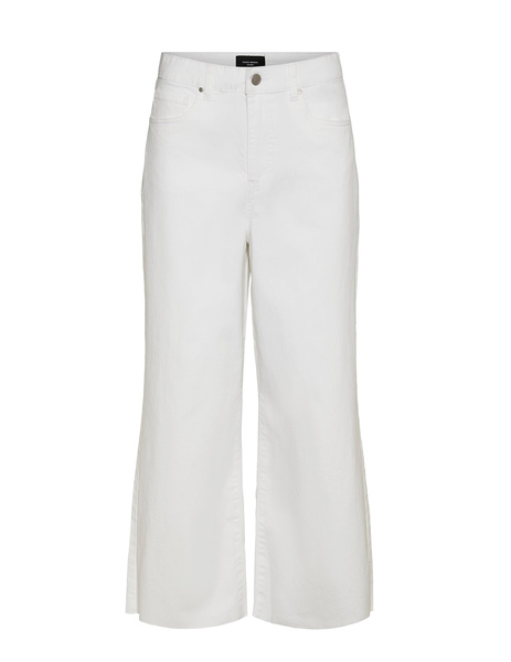 Gallery pantalon culotte blanco vero moda kathy cinco bolsillos para mujer