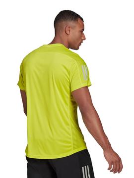 Camiseta Adidas Amarillo Fluor Transpirable Hombre
