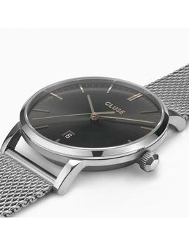 Reloj CLUSE Aravis Mesh Dark Grey-Silver