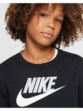 Sudadera Nike Negro/Gris Niño