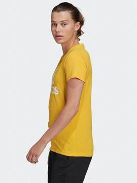 Camiseta Adidas Amarillo Mujer
