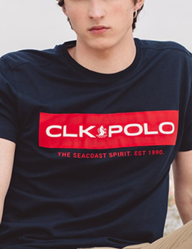 Thumb camiseta marino logo frontal clk polo oden manga corta para hombre