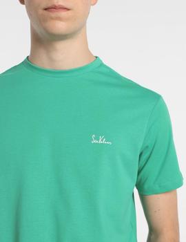 Camiseta SIX VALVES Básica verde para hombre