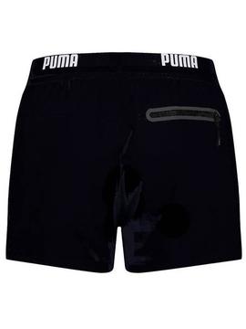 Bañador Puma Logo Negro Hombre