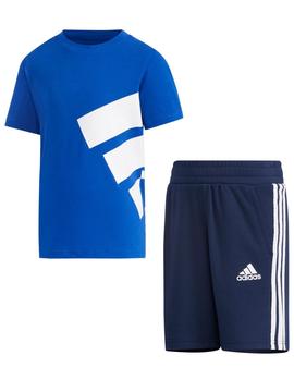Conjunto Adidas Azul Niño