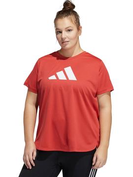 Camiseta Adidas Tecnica Rojo Mujer