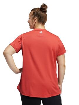 Camiseta Adidas Tecnica Rojo Mujer