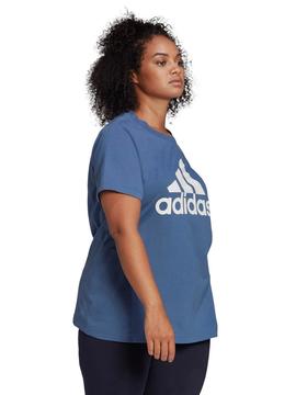 Camiseta Adidas Bos Azul Mujer