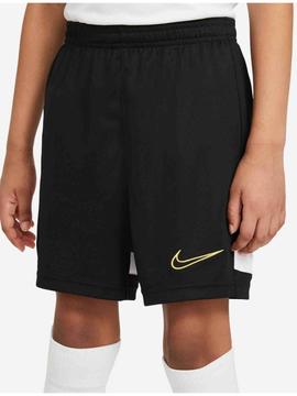 Pantalon Corto Nike Academy Negro/Amarillo Niño