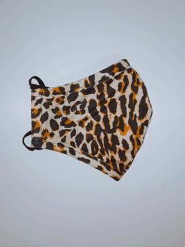 Mascarilla GLOKO leopardo naranja/negro