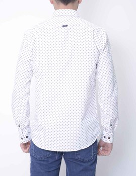 Camisa blanco detalles Walter Murray para hombre