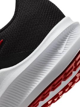 Zapatilla Nike Downshifter Negro Rojo Hombre