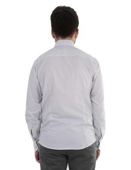 Camisa Cítrico blanco/ marino fantasía suit m.l