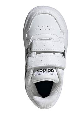 Zapatilla Adidas Hoops 2.0 Blanco/Negro