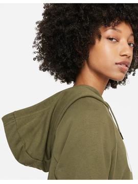 Sudadera Nike Capucha Verde Mujer