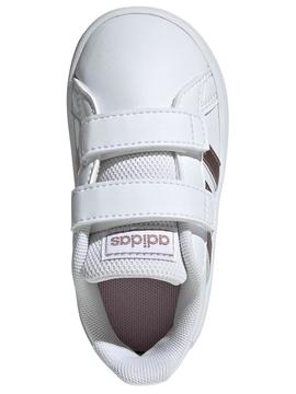 Zapatilla Adidas Grand Court Bco/Cobre