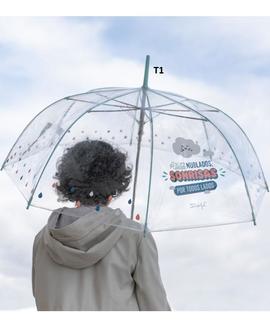 Paraguas MR. WONDEFUL transparente