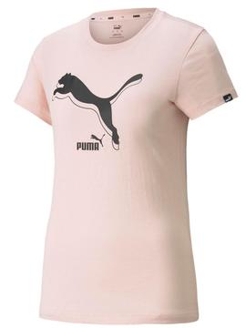 Camiseta Puma Power Rosa Mujer