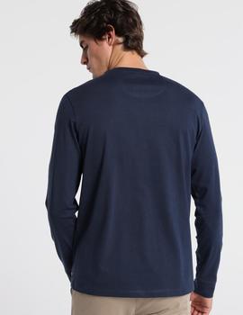 Camiseta manga larga BENDORFF marina para hombre
