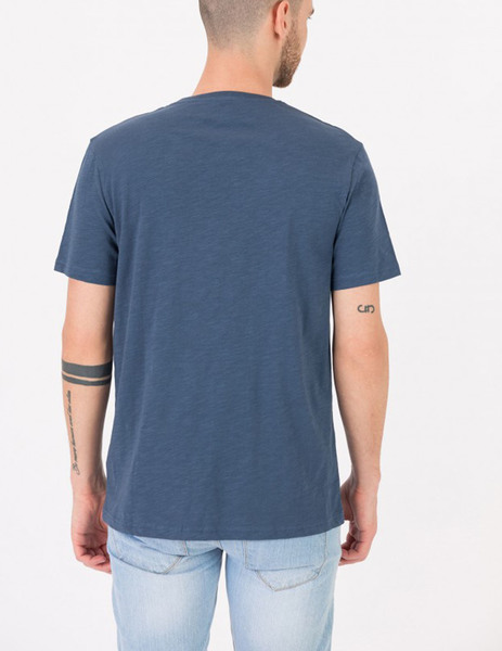 Gallery camiseta azul tiffosi shander manga corta para hombre  1 
