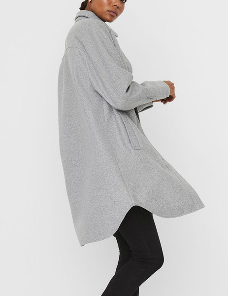 Gallery chaqueta gris larga vero moda vmfortunelola para mujer  4 