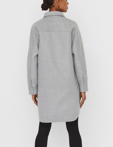 Gallery chaqueta gris larga vero moda vmfortunelola para mujer  3 
