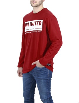 Camiseta roja Losan unlimited para hombre