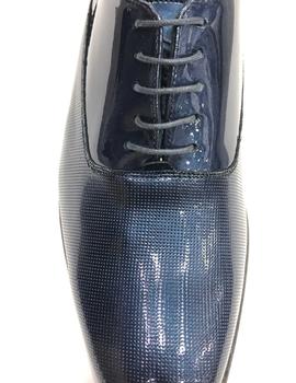 Zapato charol Conti Ferratti 3856 azul placado