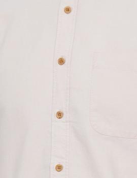 Camisa Blend 20713379 blanca cuello mao para hombre
