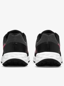 Zapatilla Nike Revolution Negro/Rosa Mujer