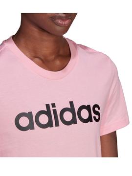 Camiseta Adidas Lin Rosa Mujer