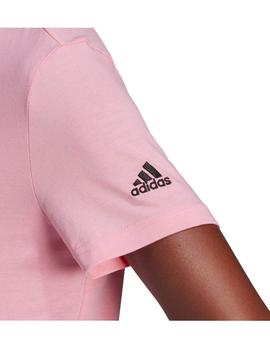 Camiseta Adidas Lin Rosa Mujer