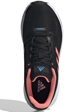 Zapatilla Adidas Runfalcon Negro/Coral Unisex