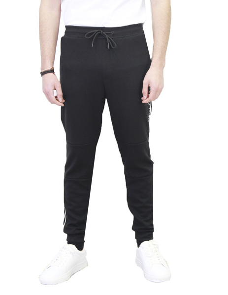 Gallery pantalon negro losan cordon ajustable hombre  1 