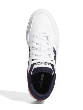 Zapatilla Adidas Hoops Blanco Marino Hombre