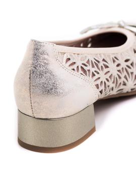 Zapato Pitillos 1401 Dorado para Mujer