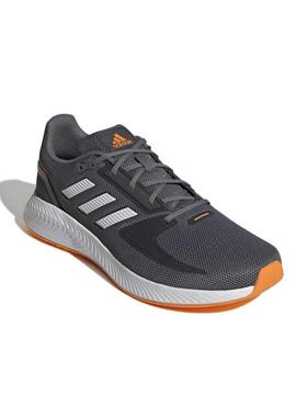 Zapatilla Adidas Runfalcon 2.0 Gris Blc Nrj Hombre