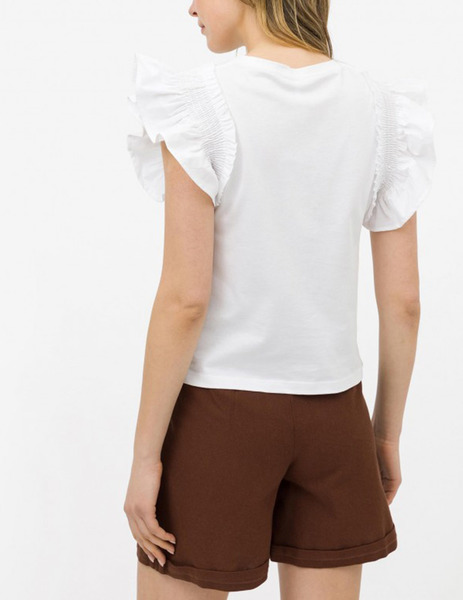 Gallery camiseta blanca tiffosi  print mediterraneo mujer  3 