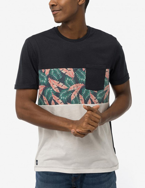 Gallery camiseta floral bolsillo tiffosi forksville hombre  2 