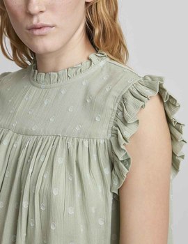 Blusa verde topos Byoung Felice mujer