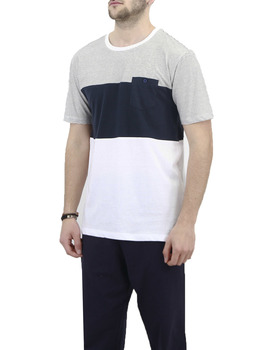 Thumb camiseta combinada marino bolsillo gendive hombre  2 