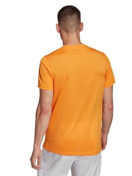 Camiseta Adidas Tecnica Naranja Hombre