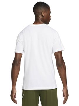 Camiseta Nike Camo Blanco Hombre