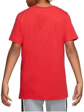 Camiseta Nike Sportswear Rojo Niño